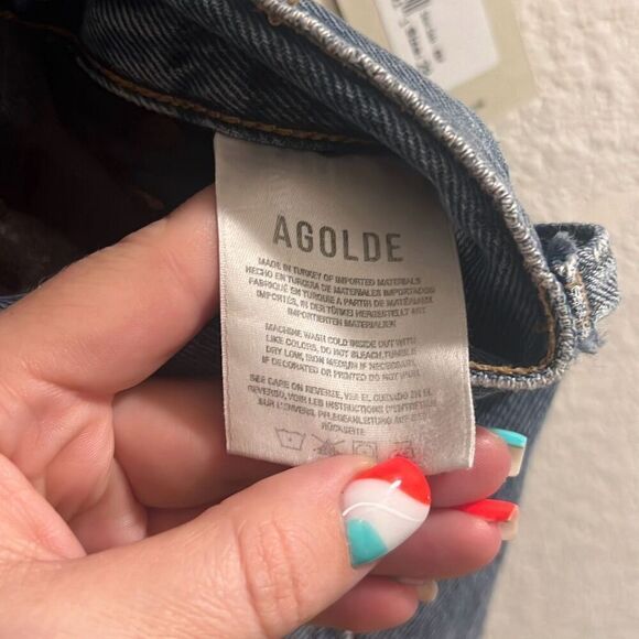 ✨AGOLDE Blue Rami Sz 29 Straight Leg Jeans✨ - Picture 10 of 11